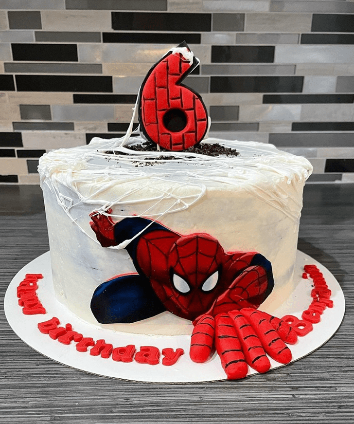 Ravishing Spiderman Cake