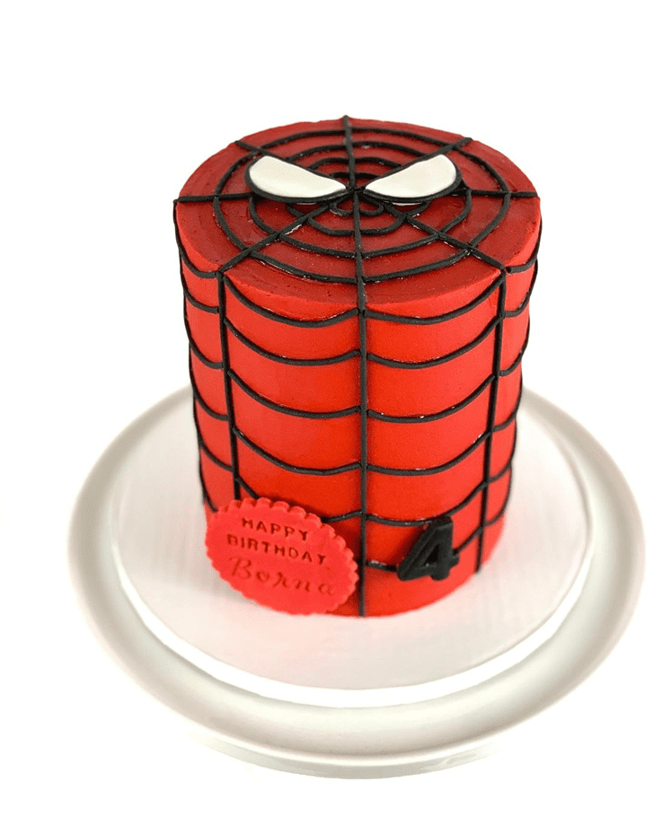 Superb Spiderman Cake