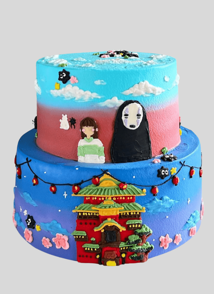 Ideal Spirited Away Cake