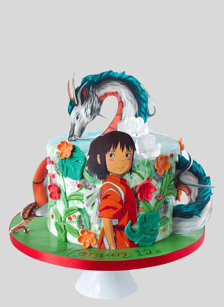 Pleasing Spirited Away Cake