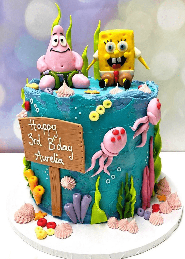 Fair Spongebob Squarepants Cake