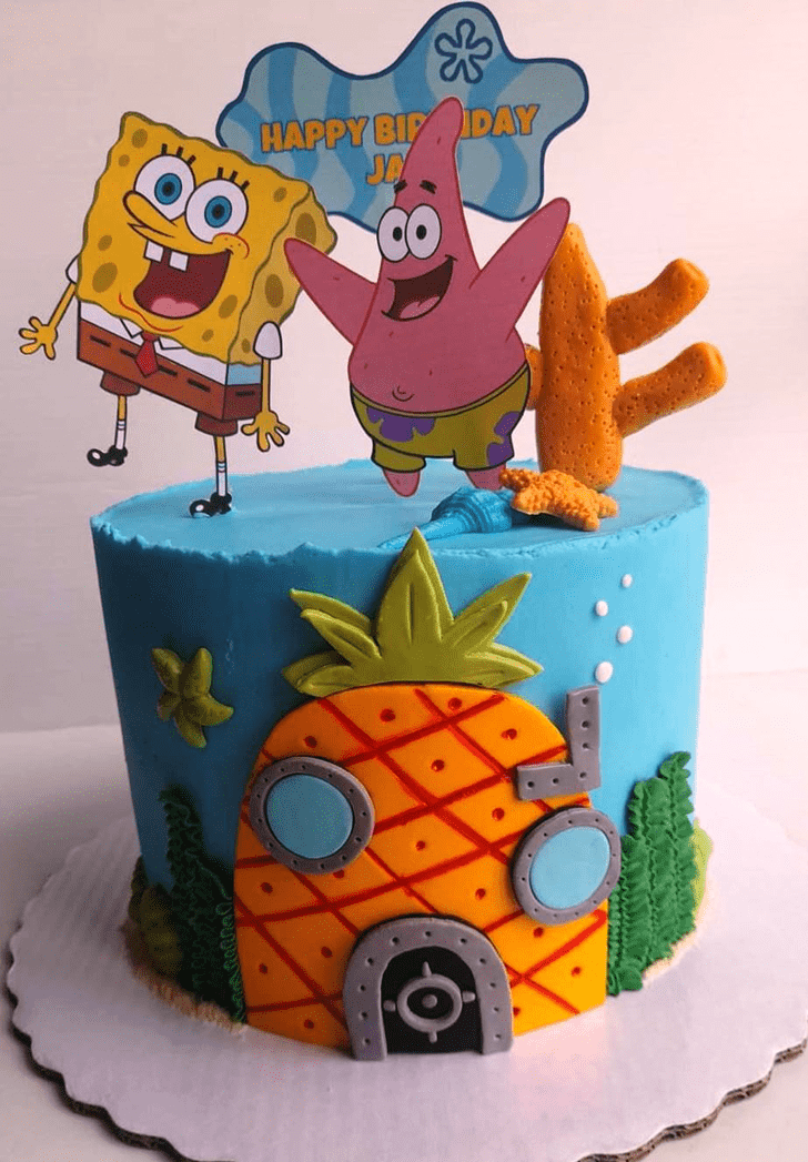 Fascinating Spongebob Squarepants Cake