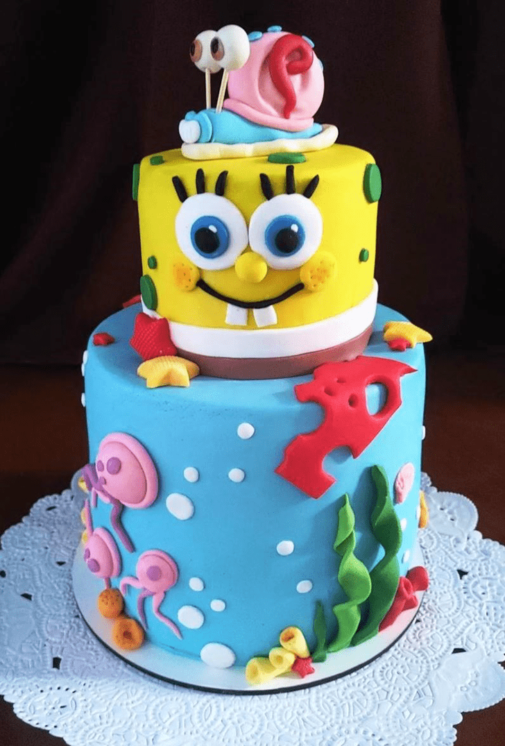 Fetching Spongebob Squarepants Cake