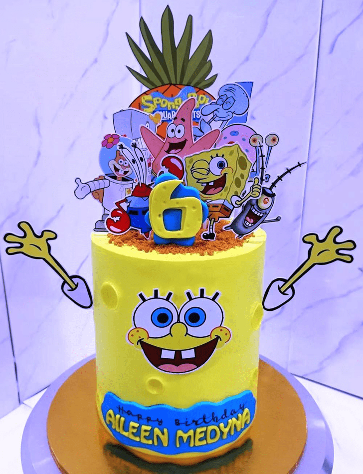 Fine Spongebob Squarepants Cake