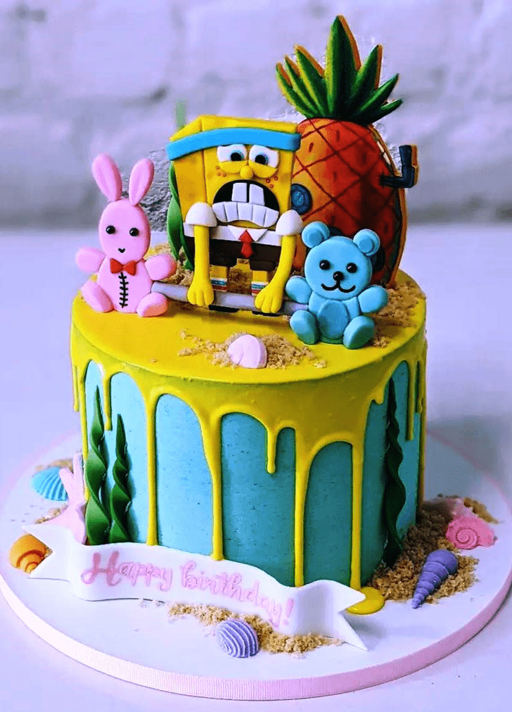 Grand Spongebob Squarepants Cake