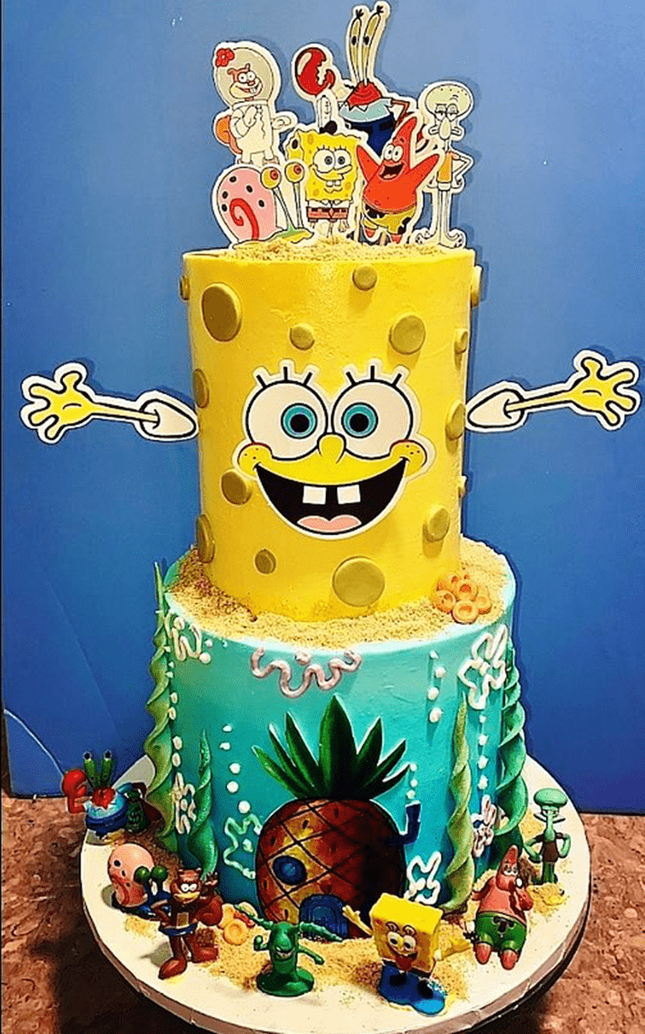 Ideal Spongebob Squarepants Cake