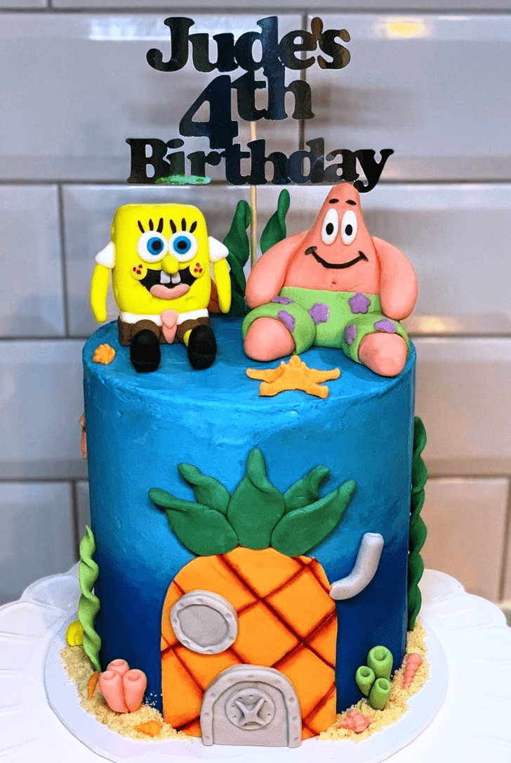Magnetic Spongebob Squarepants Cake