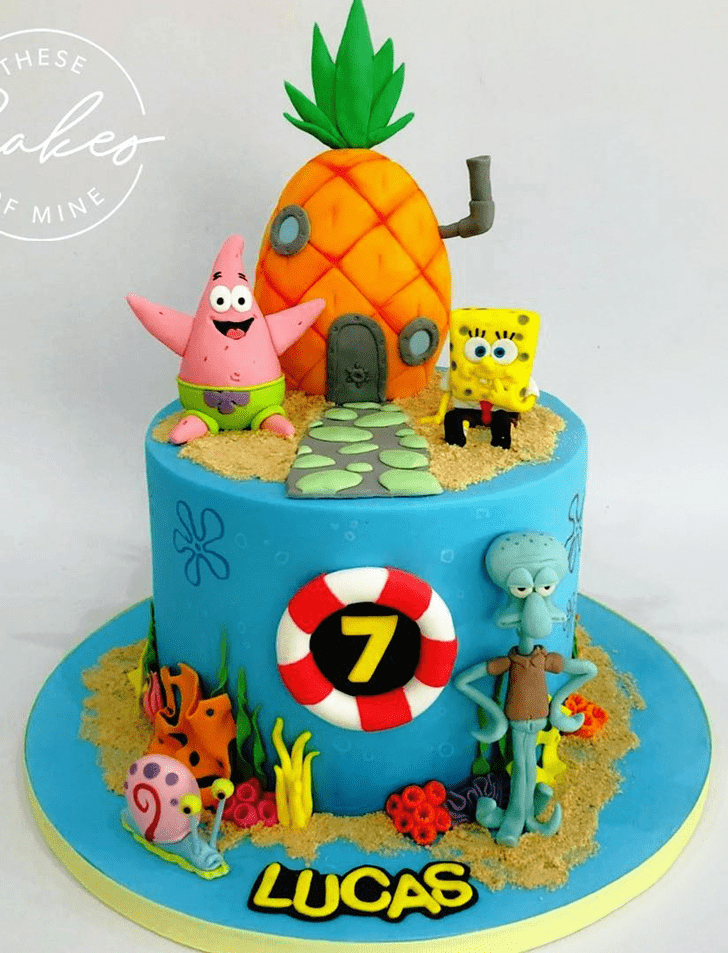Magnificent Spongebob Squarepants Cake