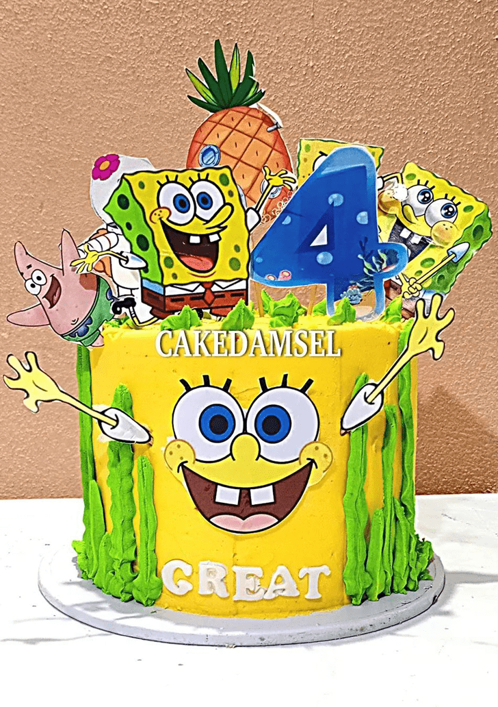 Splendid Spongebob Squarepants Cake