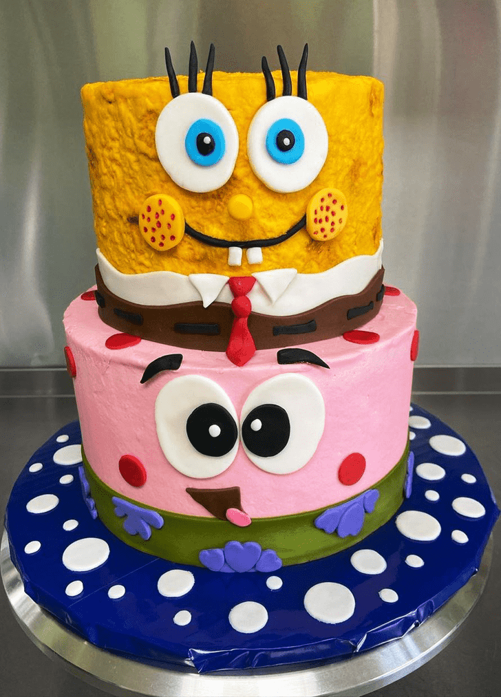 Stunning Spongebob Squarepants Cake