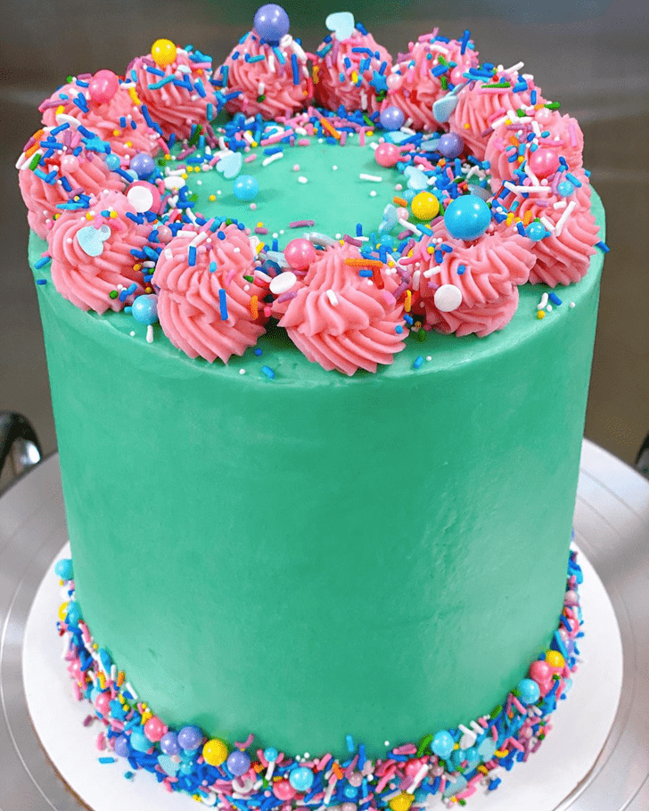 Delightful Sprinkles Cake