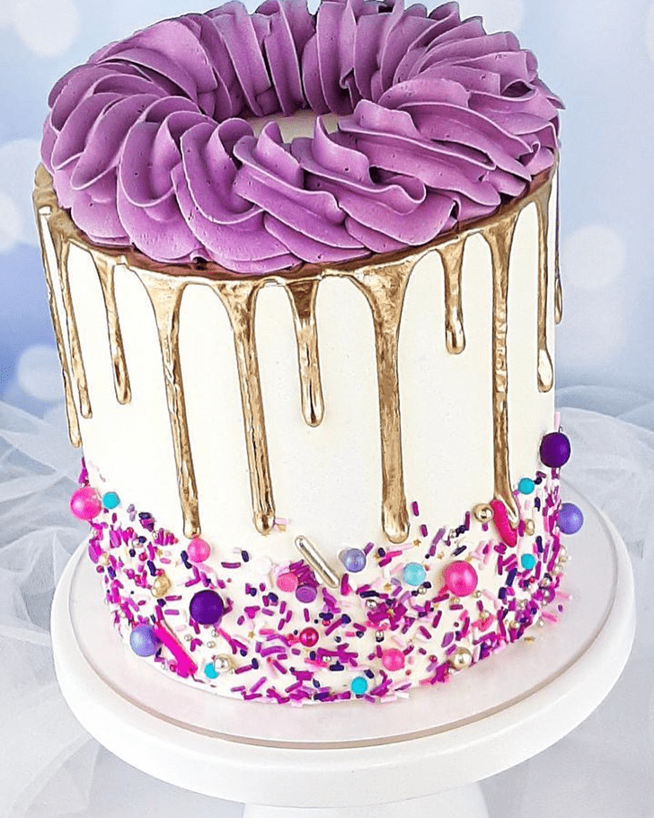 Magnetic Sprinkles Cake