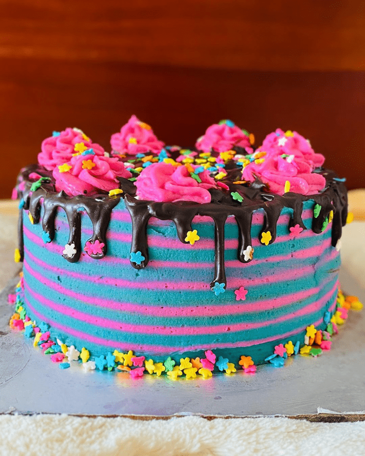 Shapely Sprinkles Cake
