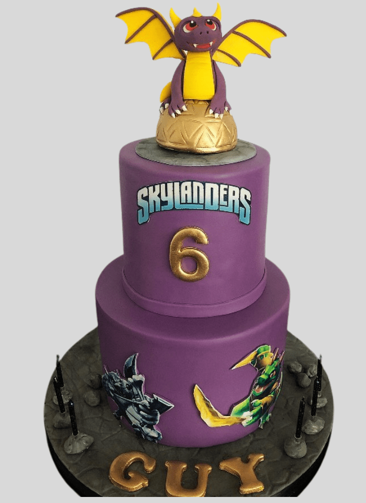 Admirable Spyro Cake Design