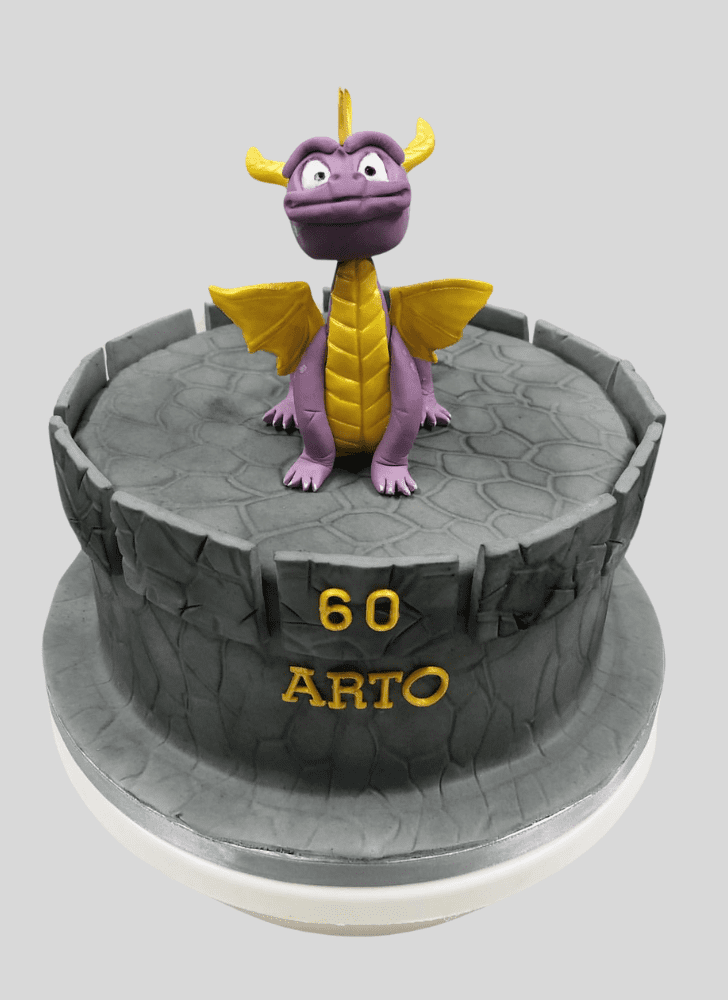 Adorable Spyro Cake