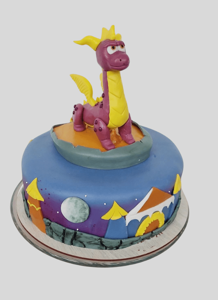 Cute Spyro Cake