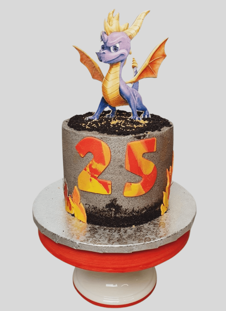 Handsome Spyro Cake