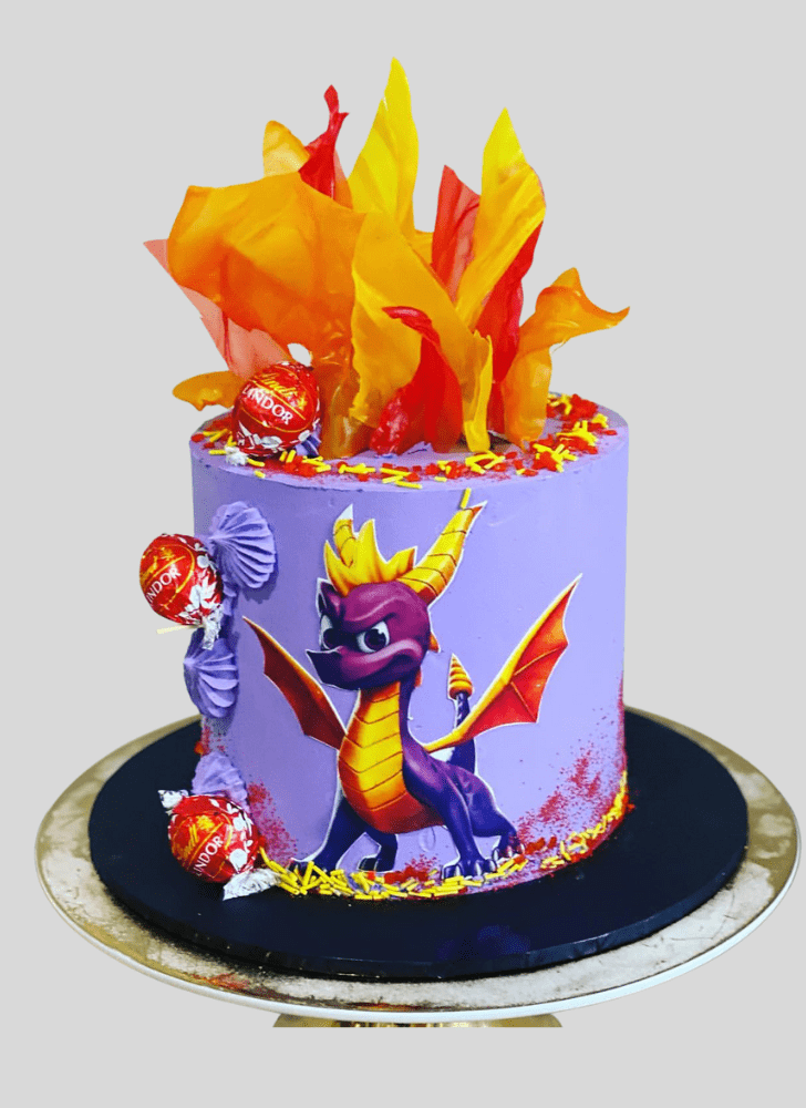 Mesmeric Spyro Cake