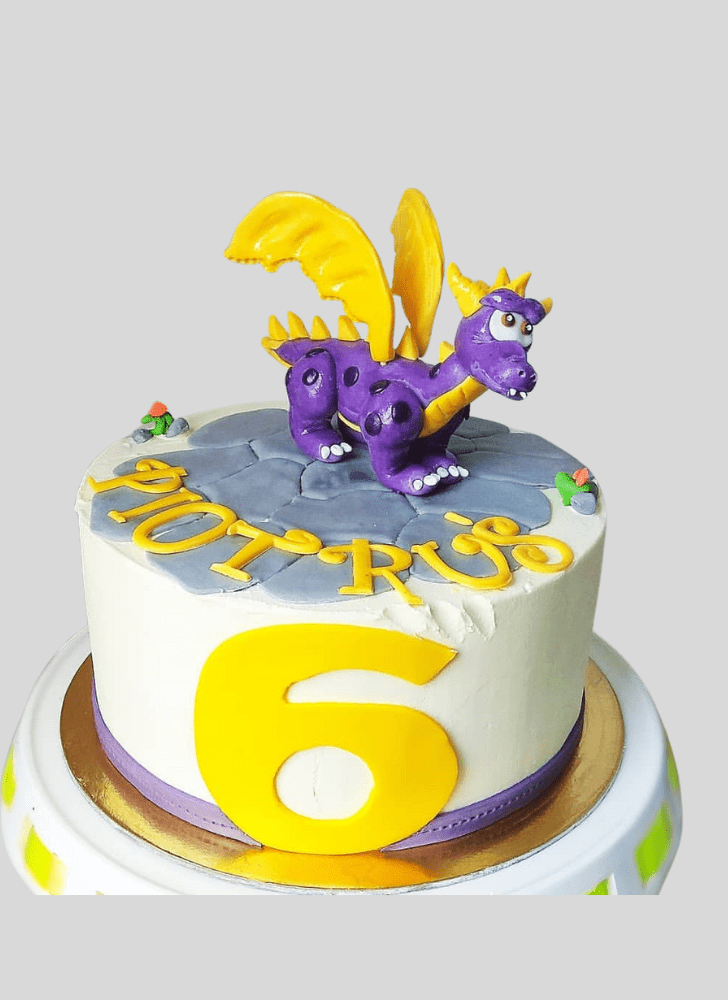 Shapely Spyro Cake