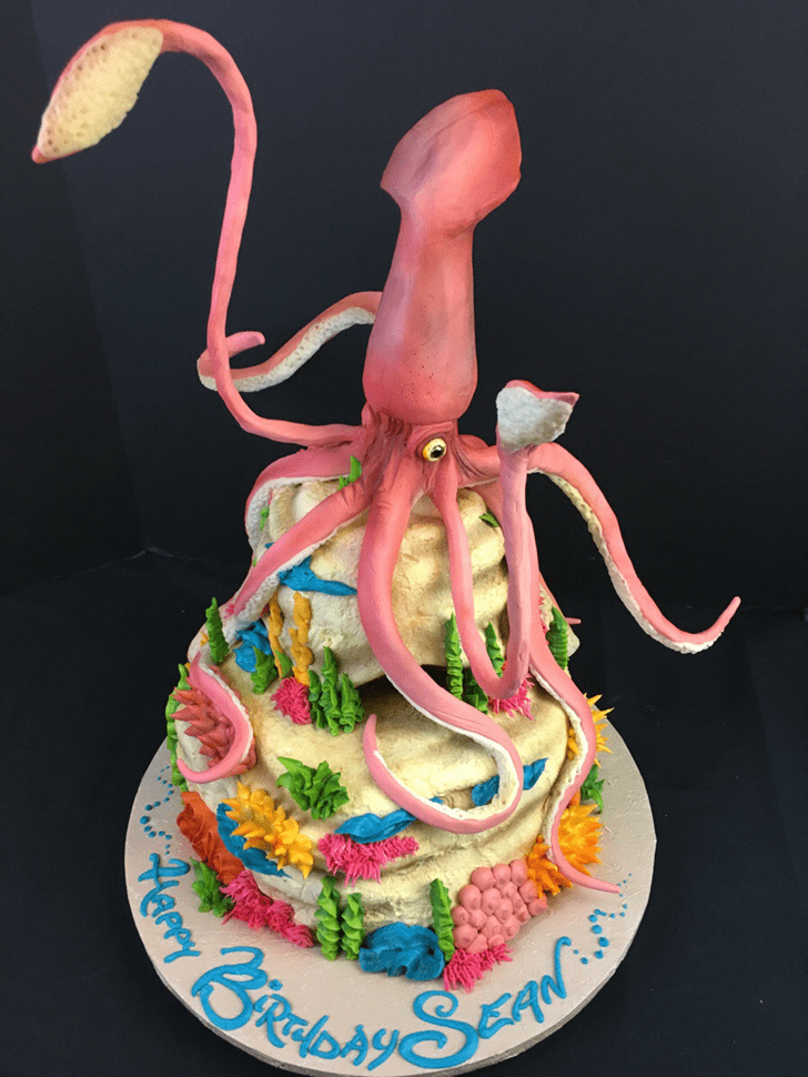 Delicate Squid Cake