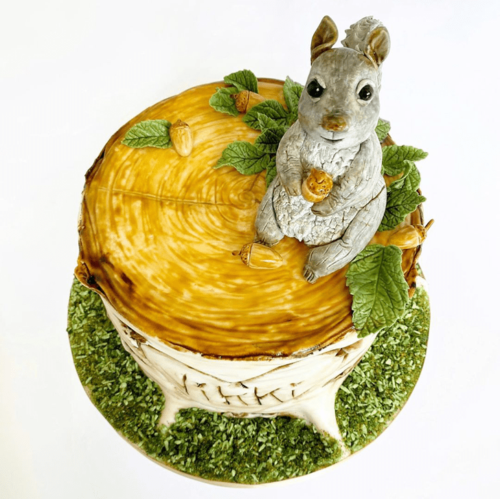Pretty Squirrel Cake