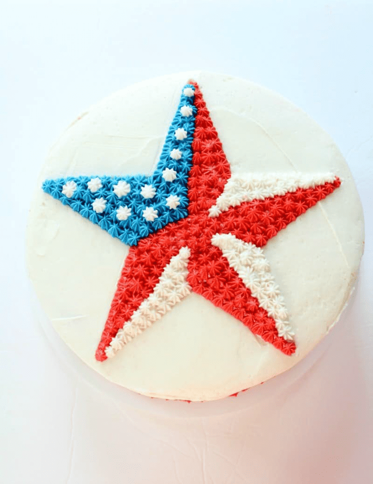 Pretty Star Cake