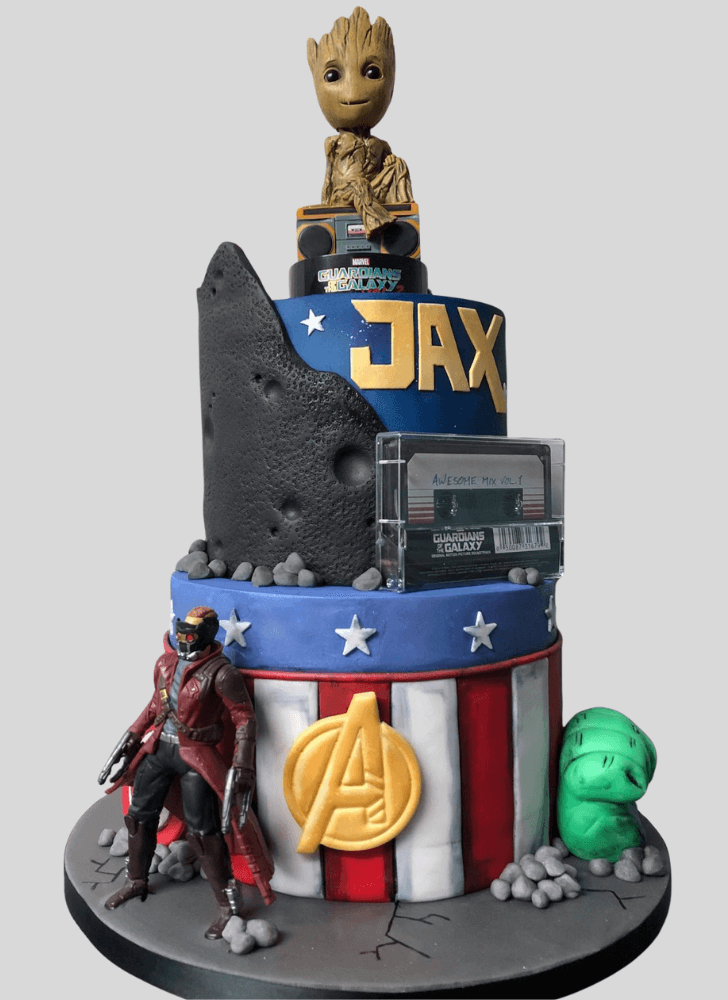 Adorable Star Lord Cake