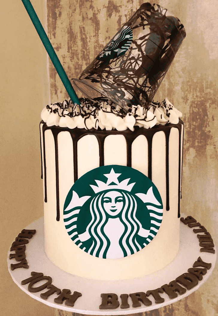 Adorable Starbucks Cake