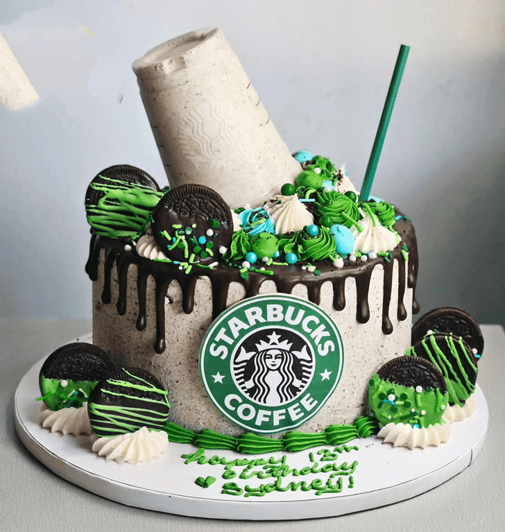 Alluring Starbucks Cake