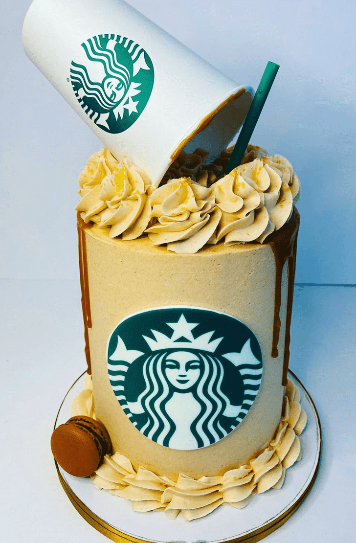 Appealing Starbucks Cake