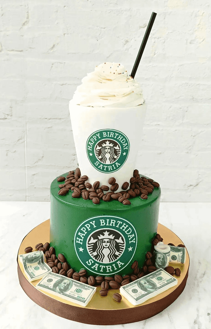 Beauteous Starbucks Cake