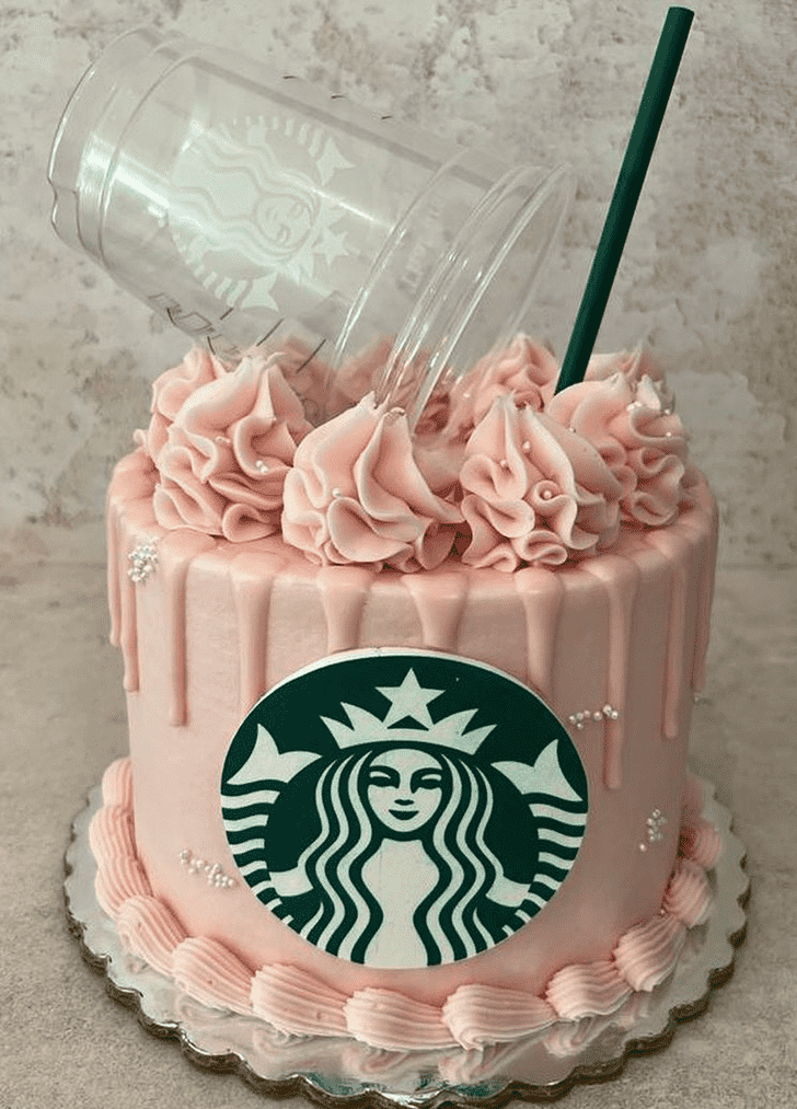 Charming Starbucks Cake
