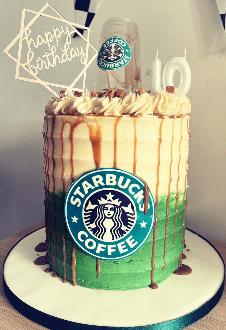 Comely Starbucks Cake