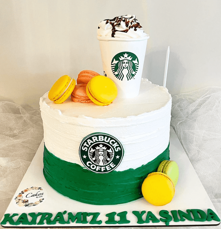 Cute Starbucks Cake
