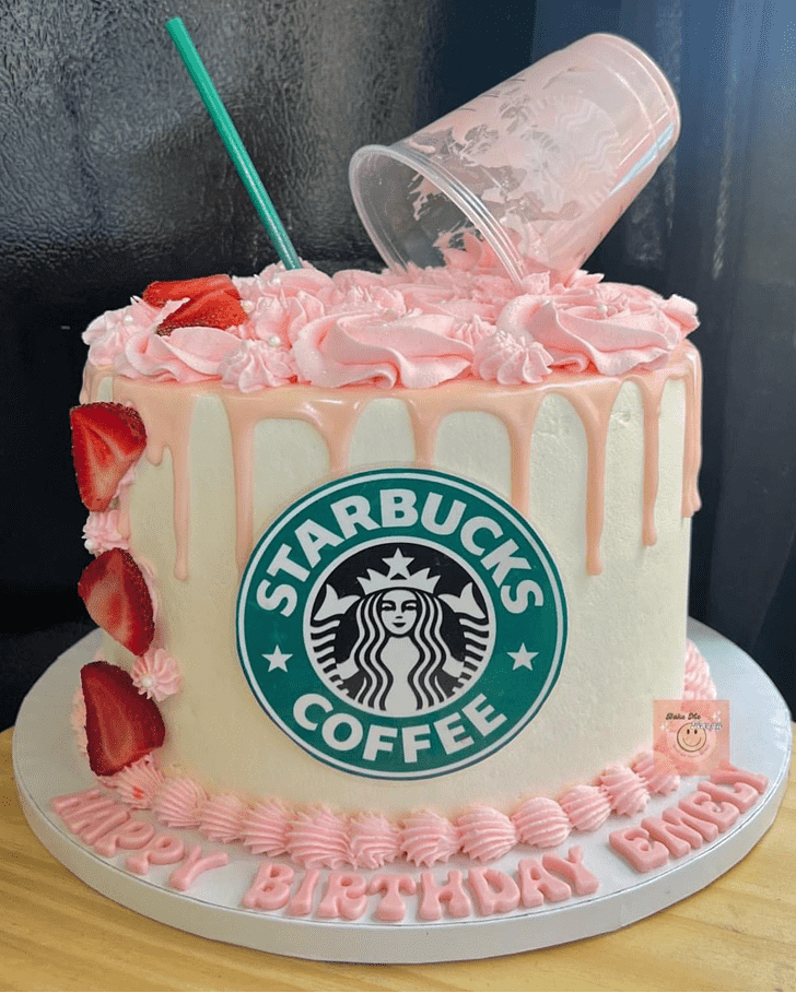 Elegant Starbucks Cake