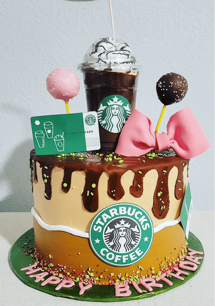 Enticing Starbucks Cake