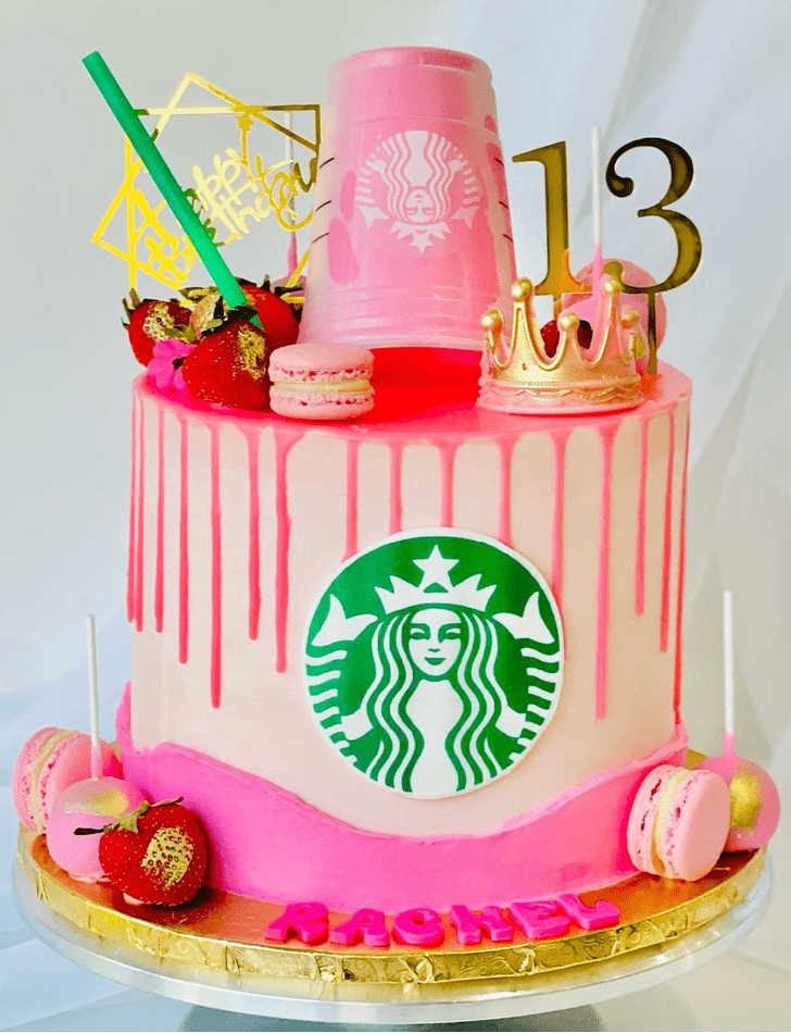 Gorgeous Starbucks Cake