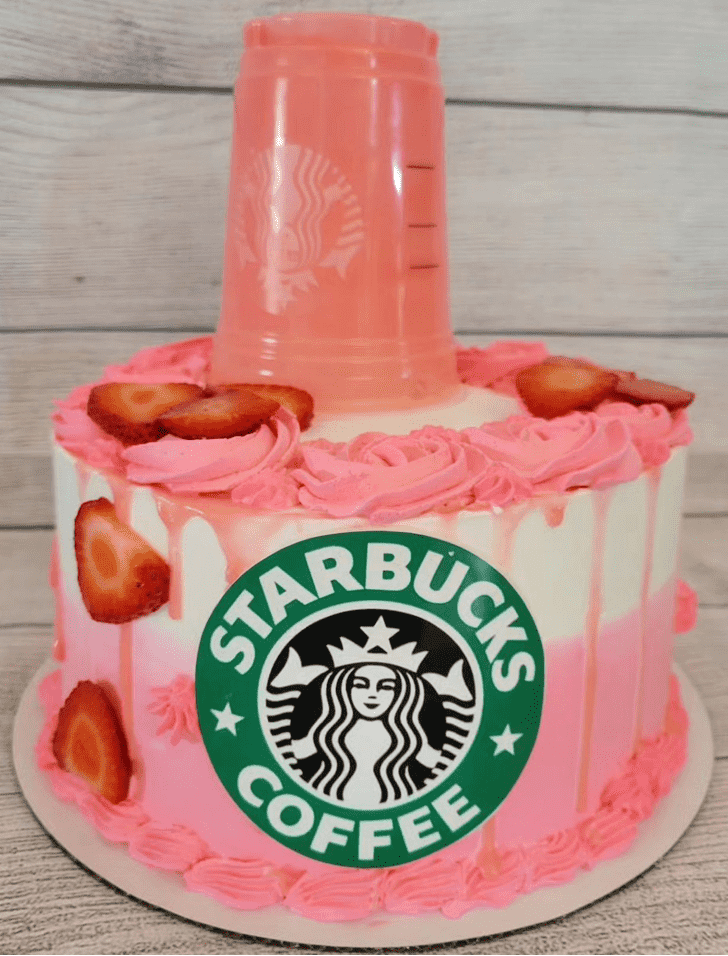 Graceful Starbucks Cake