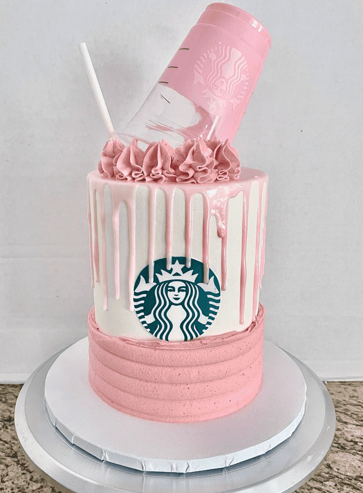 Pleasing Starbucks Cake