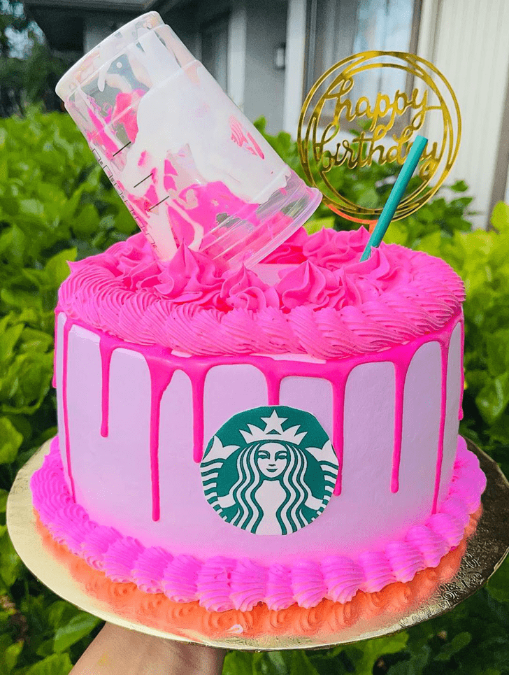 Radiant Starbucks Cake