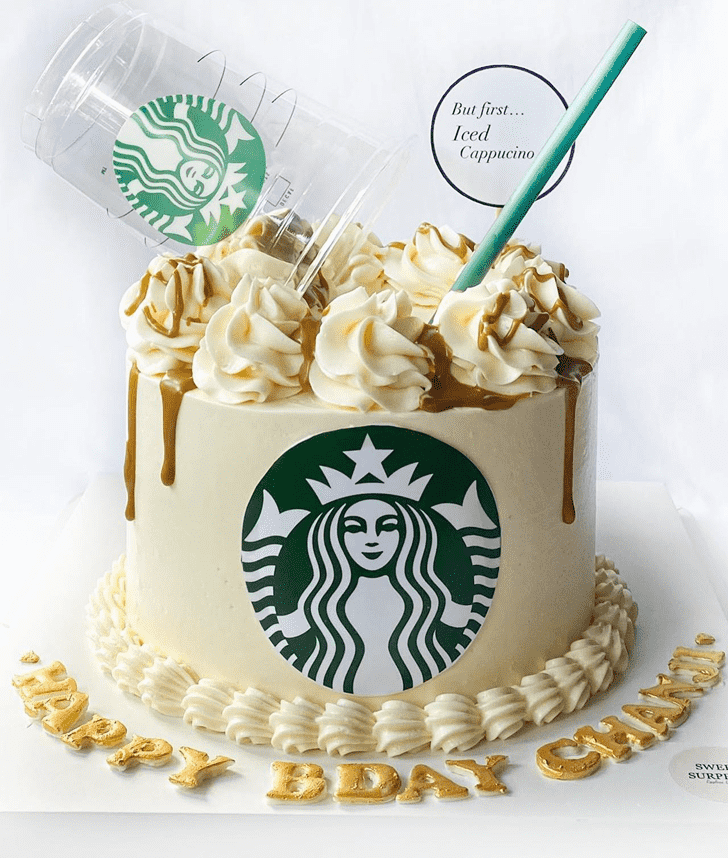 Resplendent Starbucks Cake