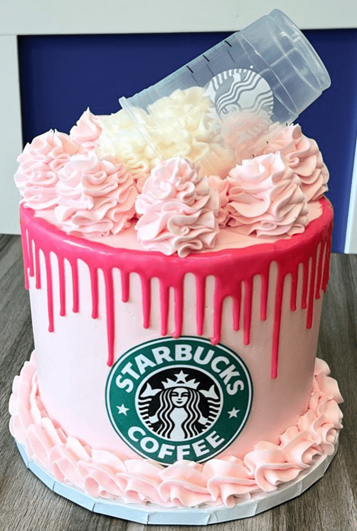 Stunning Starbucks Cake