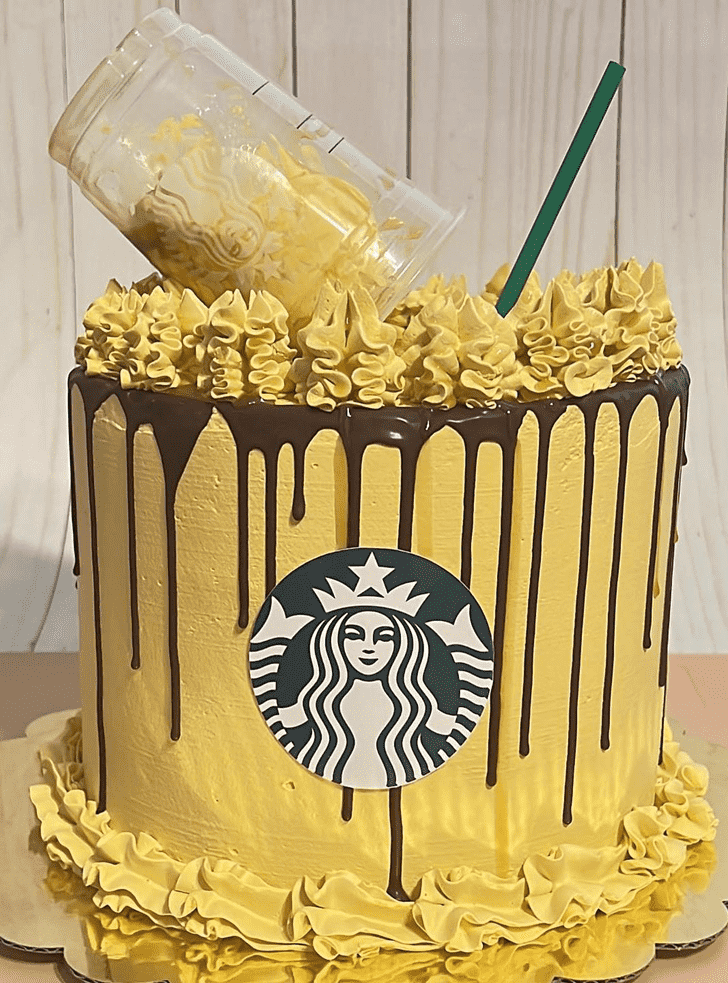 Wonderful Starbucks Cake Design