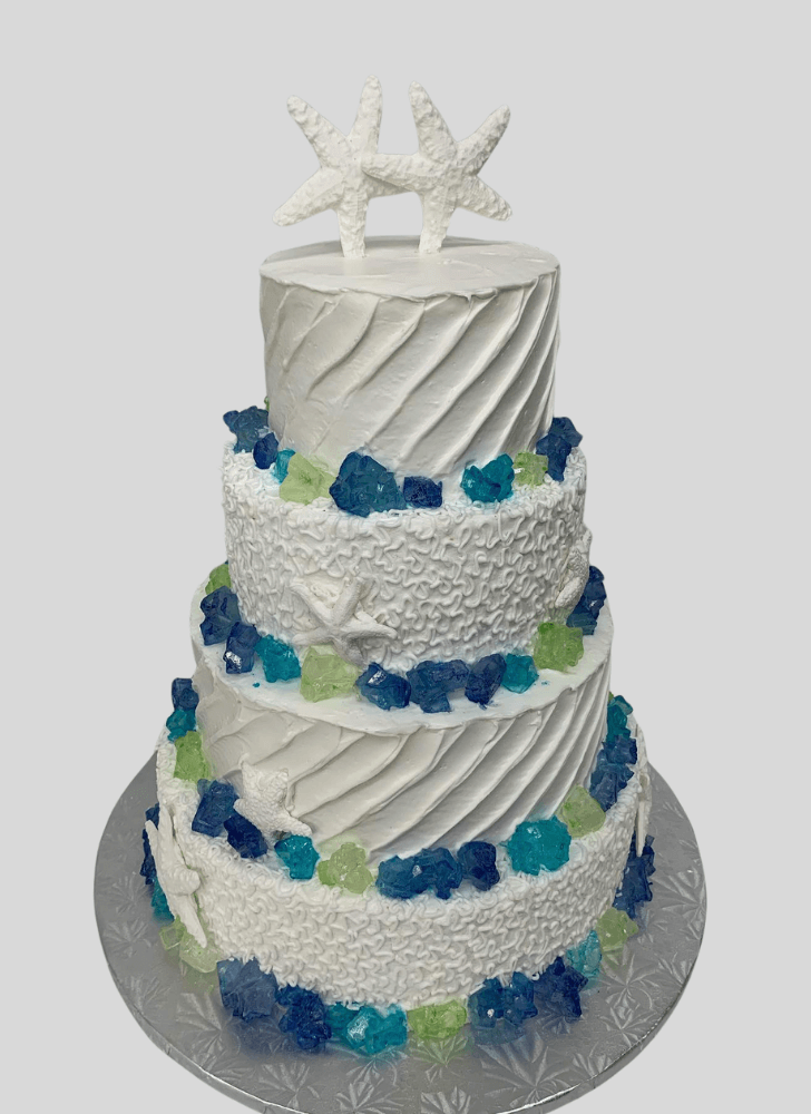 Adorable Starfish Cake