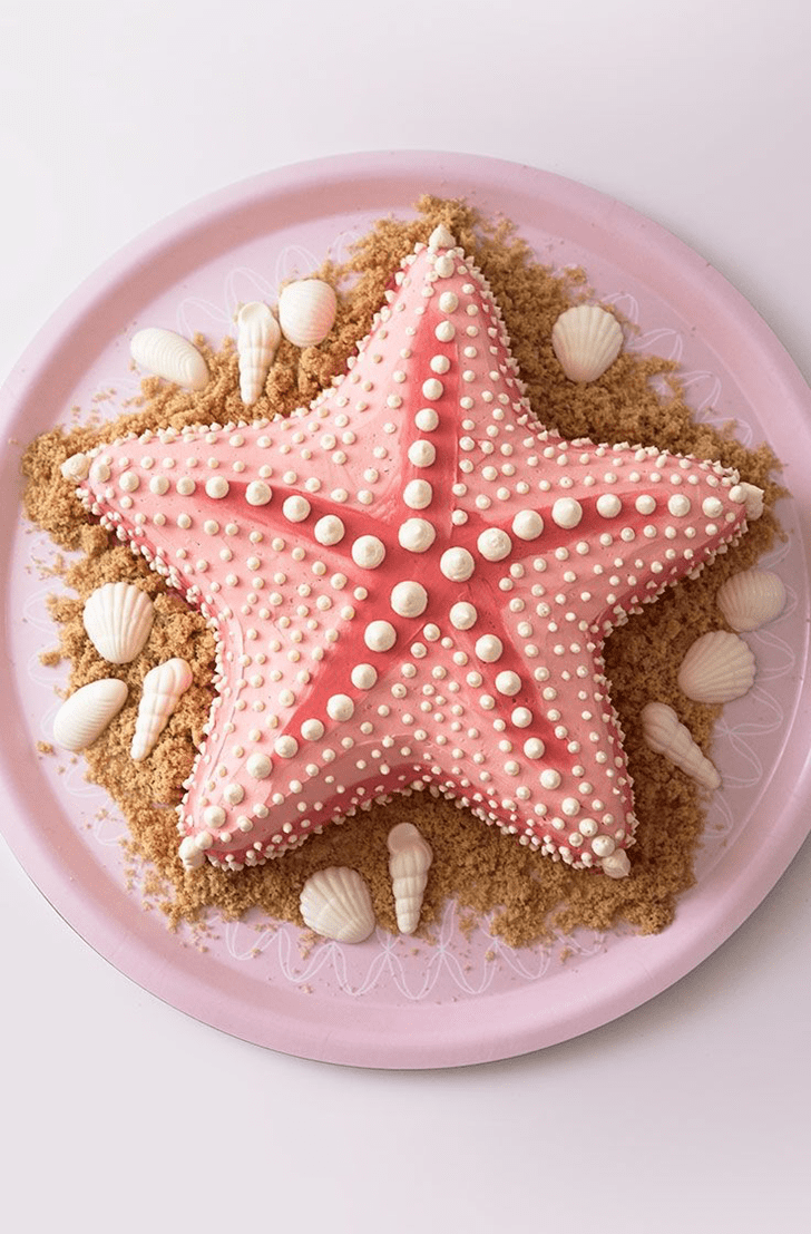 Admirable Starfish Cake Design