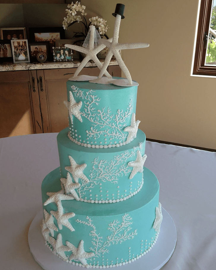 Appealing Starfish Cake