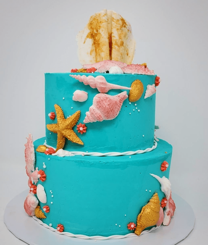 Delicate Starfish Cake
