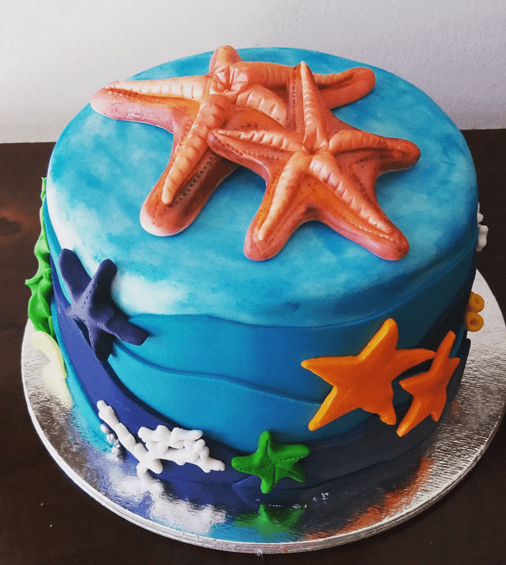 Fetching Starfish Cake