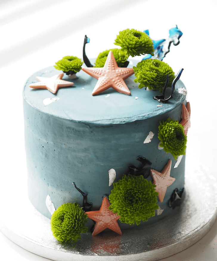 Handsome Starfish Cake