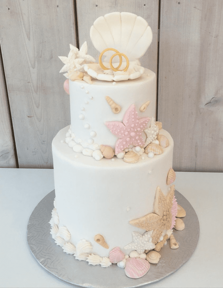 Lovely Starfish Cake Design